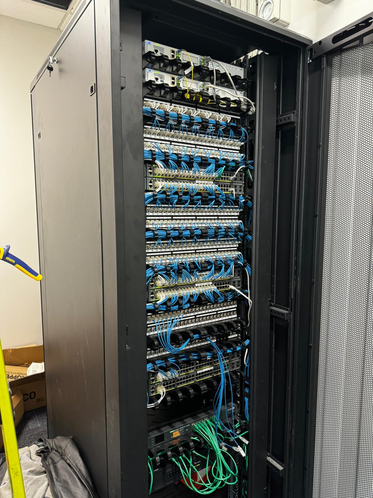 Cat6 patch lead finish