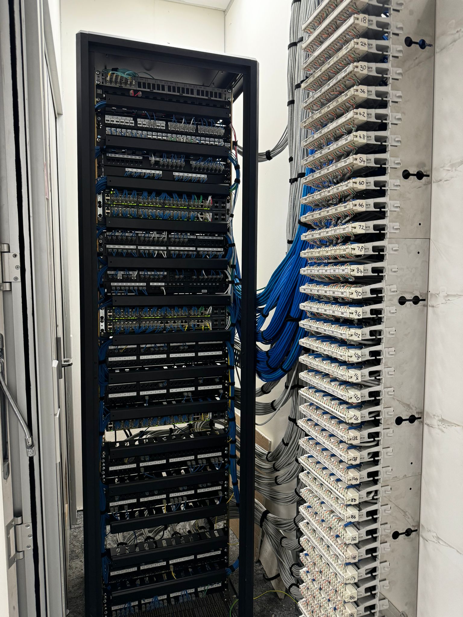 Cat6 wall outlet install in Auckland home